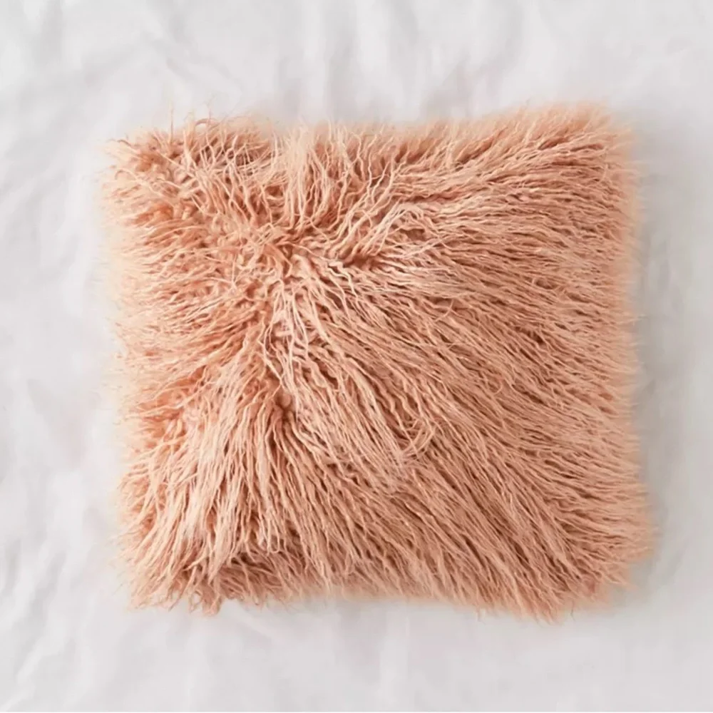 Mila Faux Fur Throw Pillow